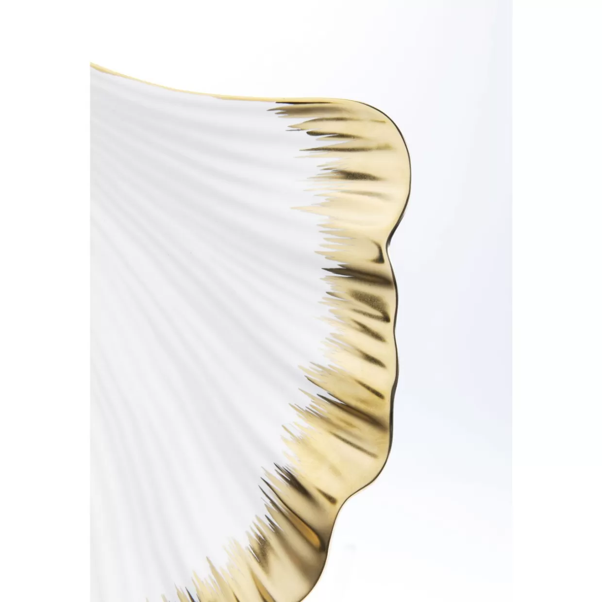 Ciotola Elegance con bordo foglia di ginkgo - Accessori per tavola KARE Design