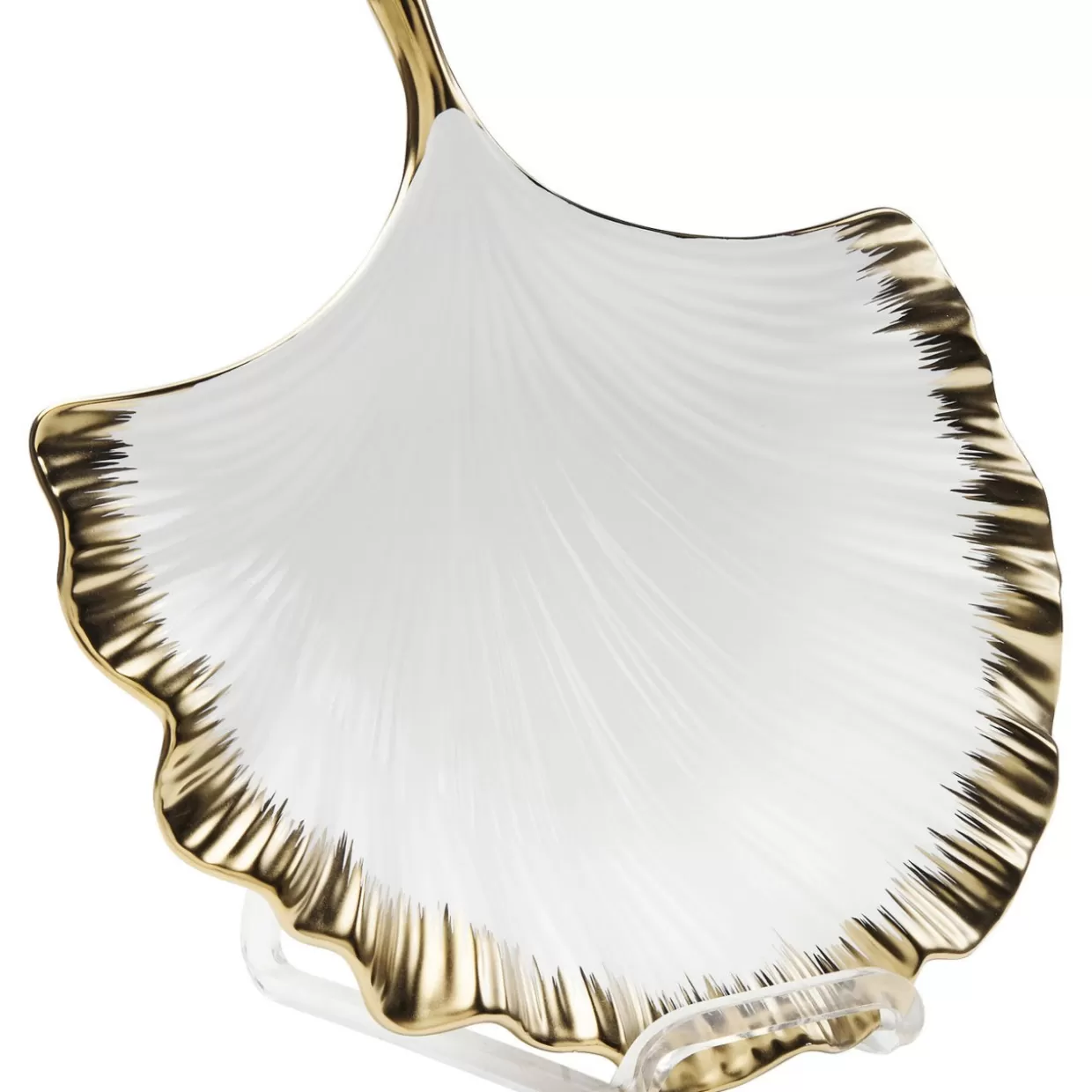 Ciotola Elegance con bordo foglia di ginkgo - Accessori per tavola KARE Design