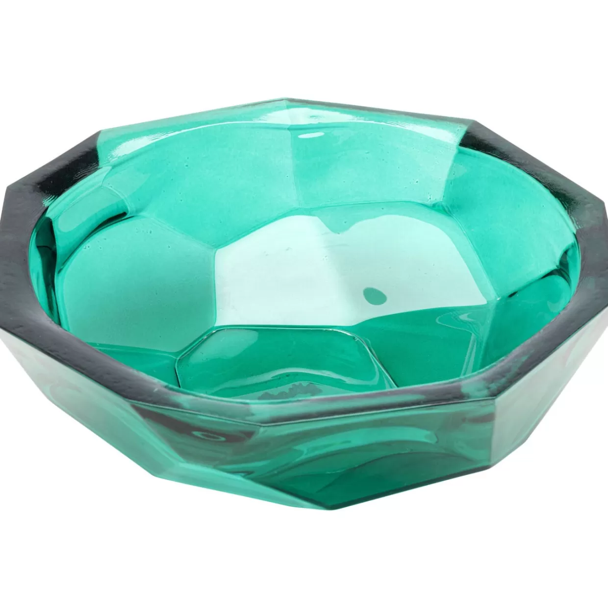 KARE Design - Ciotola Origami in Ceramica Verde Smeraldo, Diametro 25 cm - Stoviglie e Accessori da Tavola Creativi
