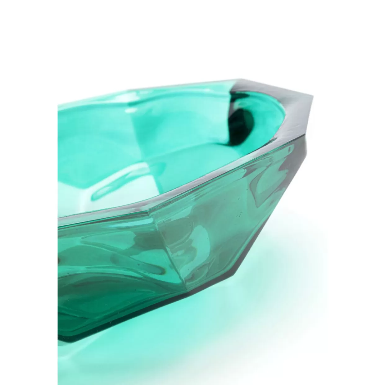 KARE Design - Ciotola Origami in Ceramica Verde Smeraldo, Diametro 25 cm - Stoviglie e Accessori da Tavola Creativi