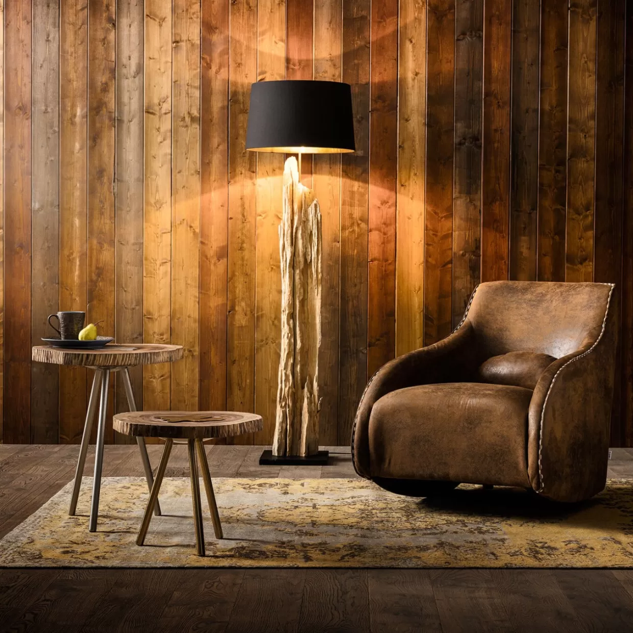 KARE Design Poltrona Dondolo Ritmo Vibrante - Stile Vintage con Design Intelligente
