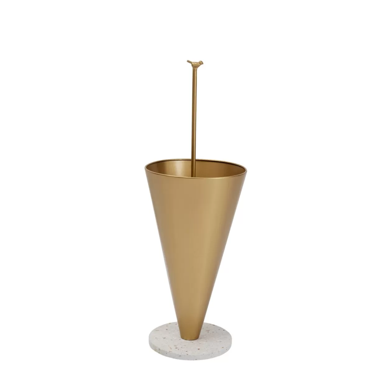 KARE Design - Portaombrelli Elegante con Base Dorata, Ispirato al Film 