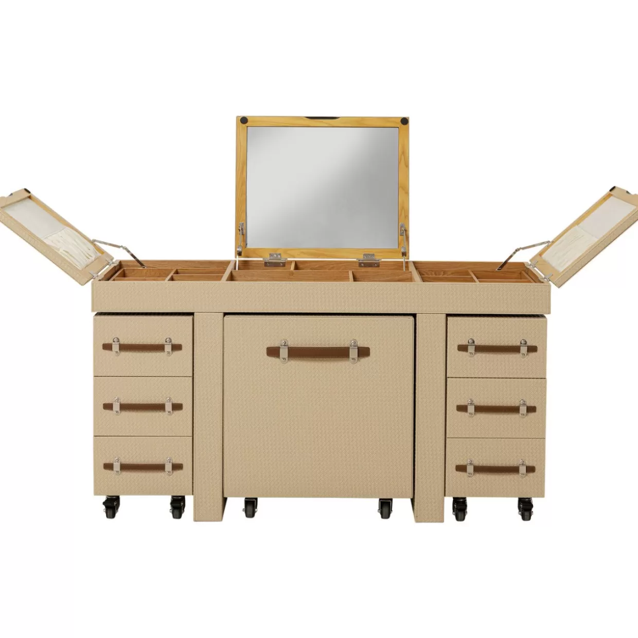 KARE Design - Set Tavolo Trucco Elegante con Ispirazione Veneziana | Combinazione Funzionale e Design Moderno