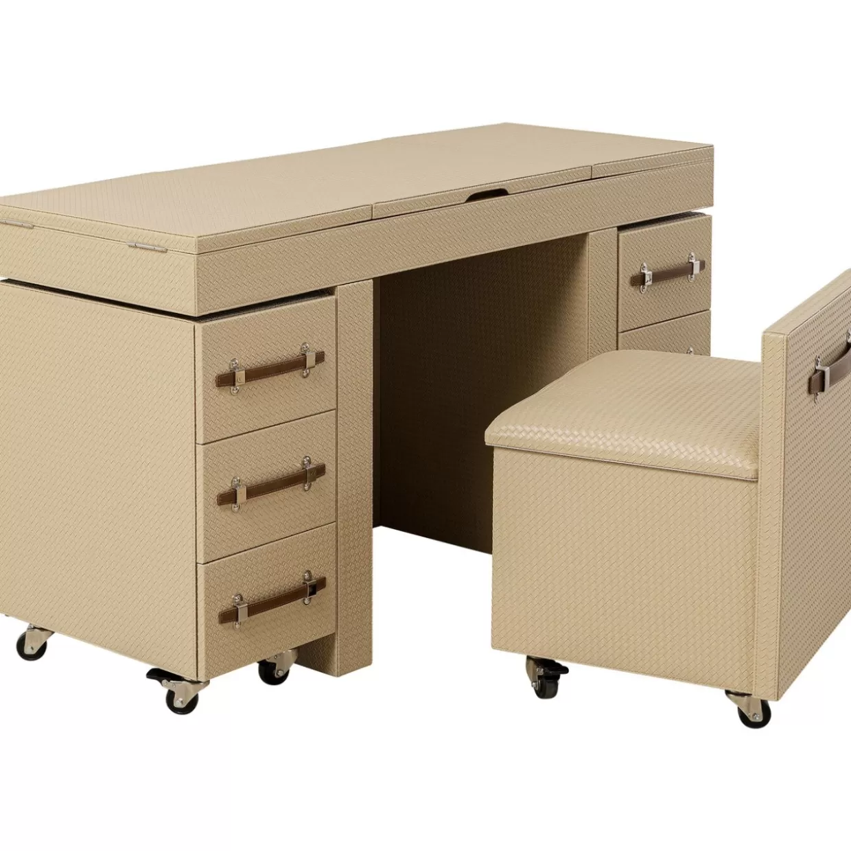 KARE Design - Set Tavolo Trucco Elegante con Ispirazione Veneziana | Combinazione Funzionale e Design Moderno