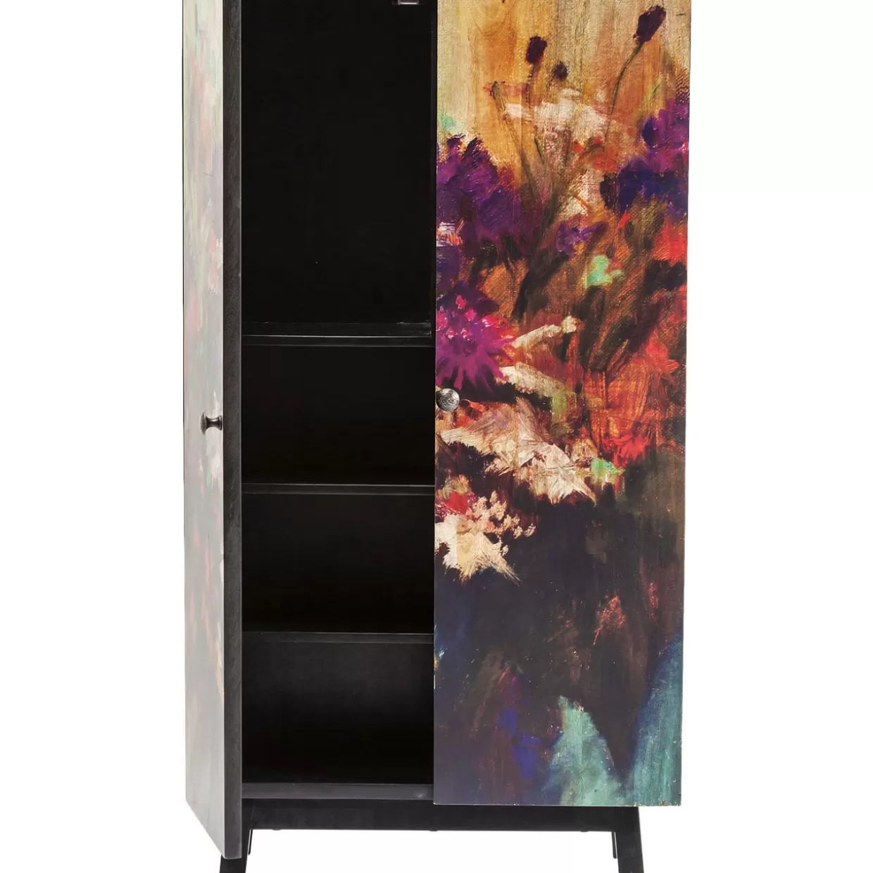 KARE Design - Armadio Floreale Regale con Intarsi Botanici e Design Esclusivo per Arredamento Moderno
