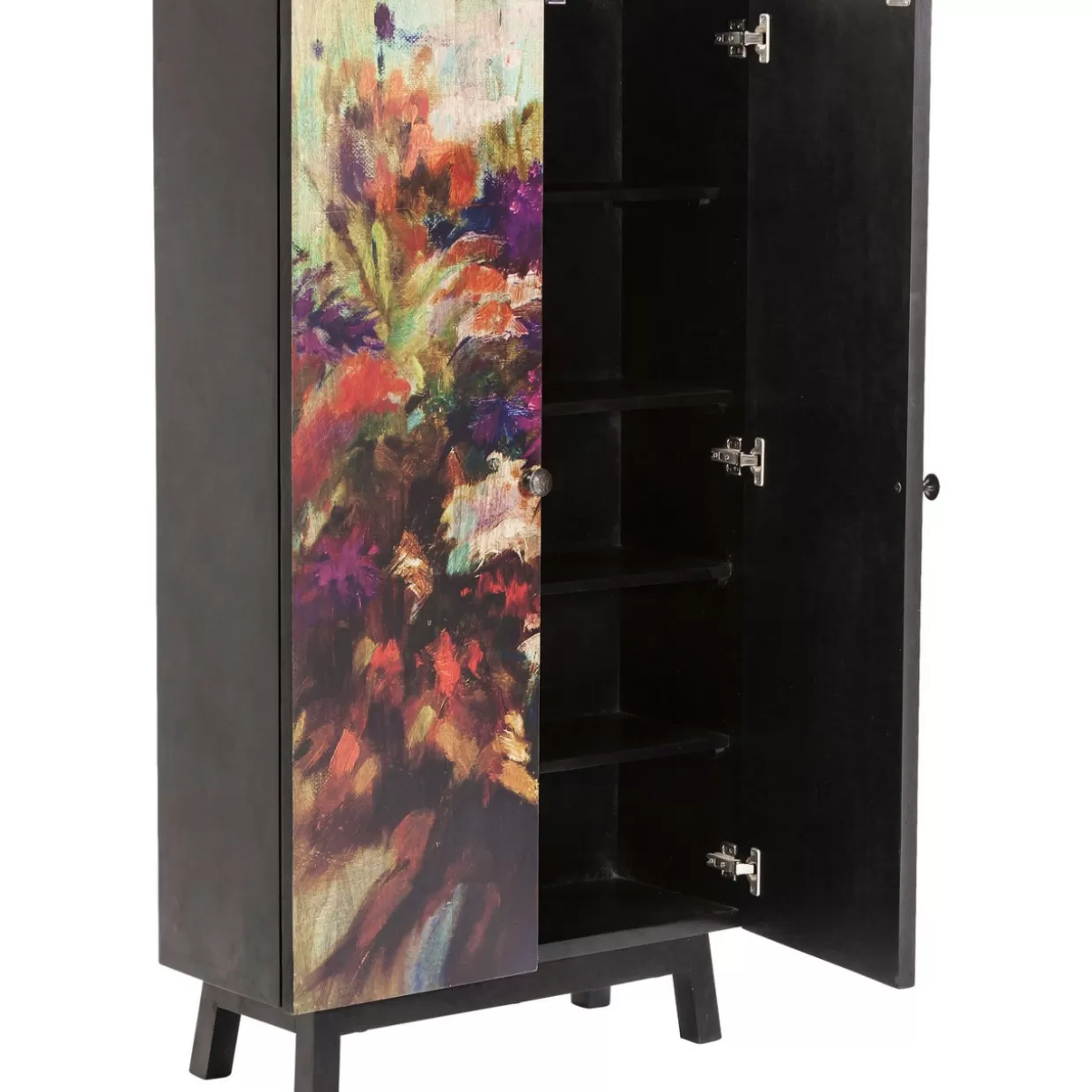 KARE Design - Armadio Floreale Regale con Intarsi Botanici e Design Esclusivo per Arredamento Moderno
