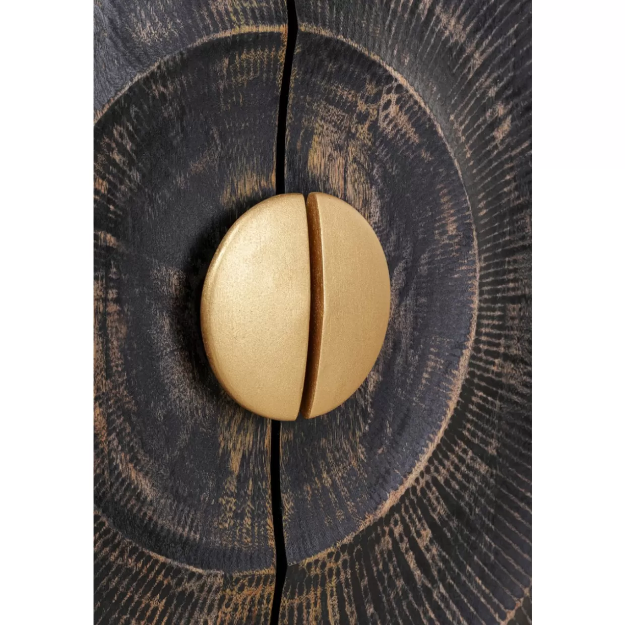 Armadio Moderno KARE Design con Scaffale Integrato - Colore Noce Scuro, Dimensioni Compatte 76x140 cm
