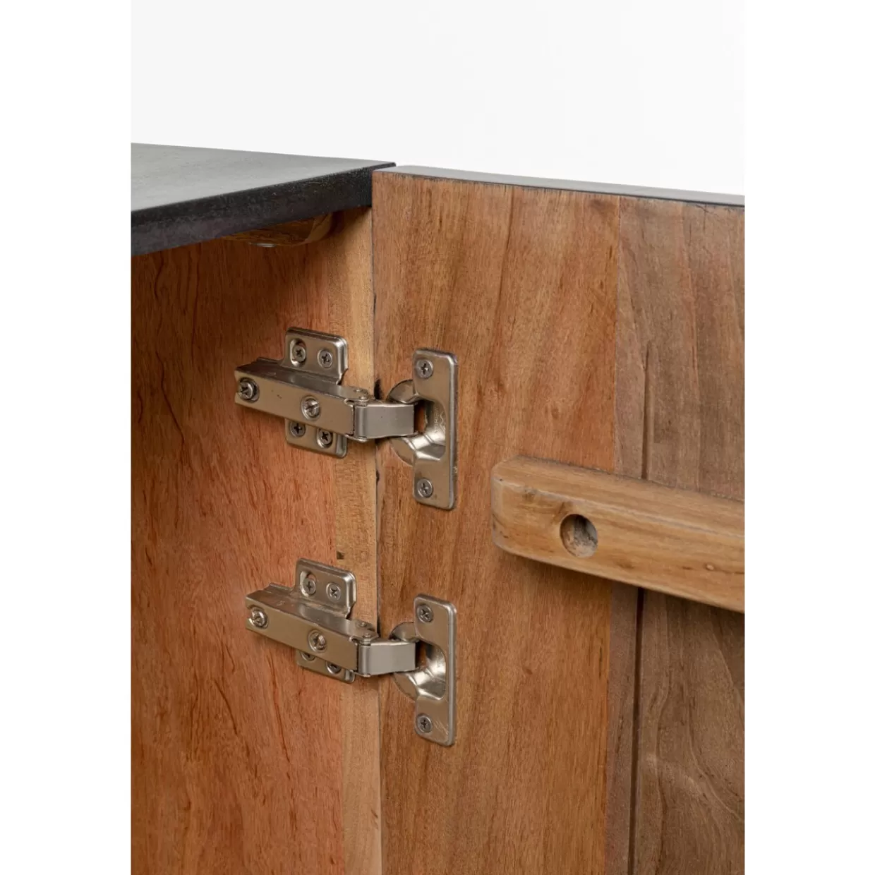 Armadio Moderno KARE Design con Scaffale Integrato - Colore Noce Scuro, Dimensioni Compatte 76x140 cm