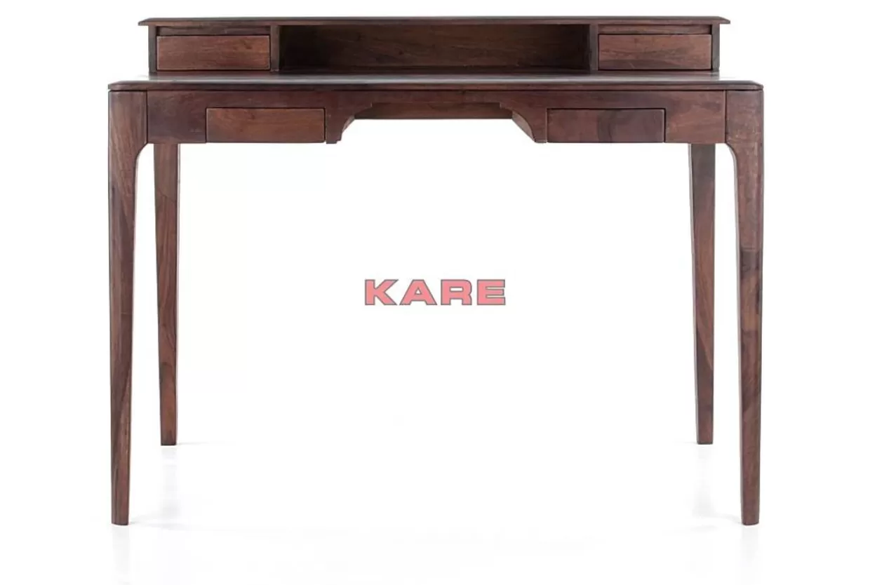 Scrivania Design Brooklyn in Legno di Noce - 110x70 cm per Ufficio Moderno | KARE Collection