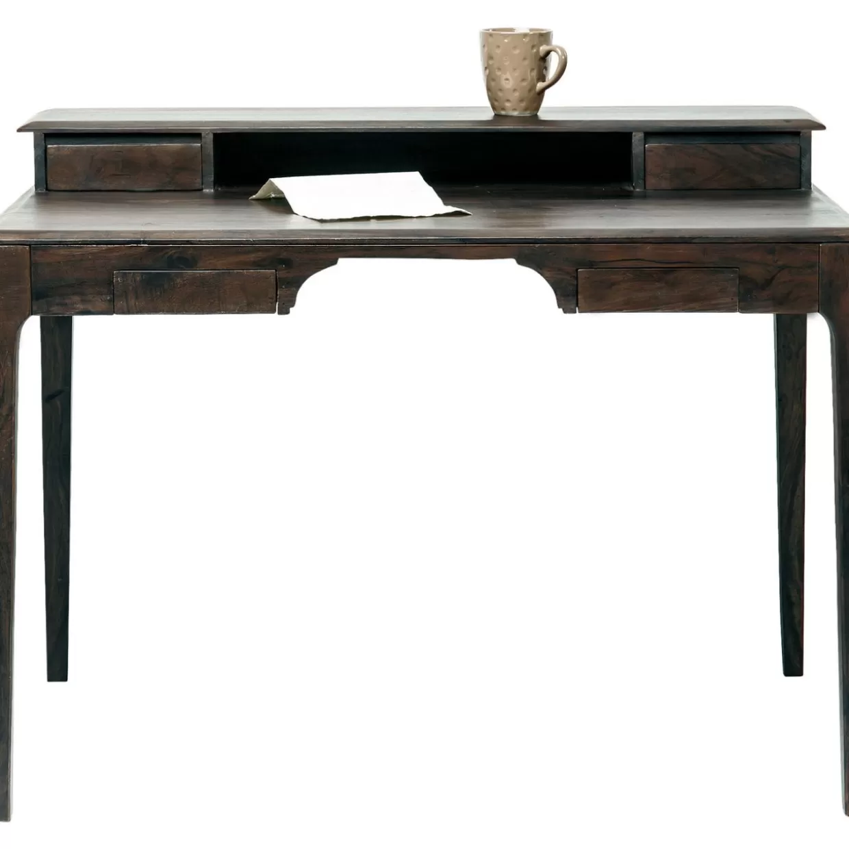 Scrivania Design Brooklyn in Legno di Noce - 110x70 cm per Ufficio Moderno | KARE Collection