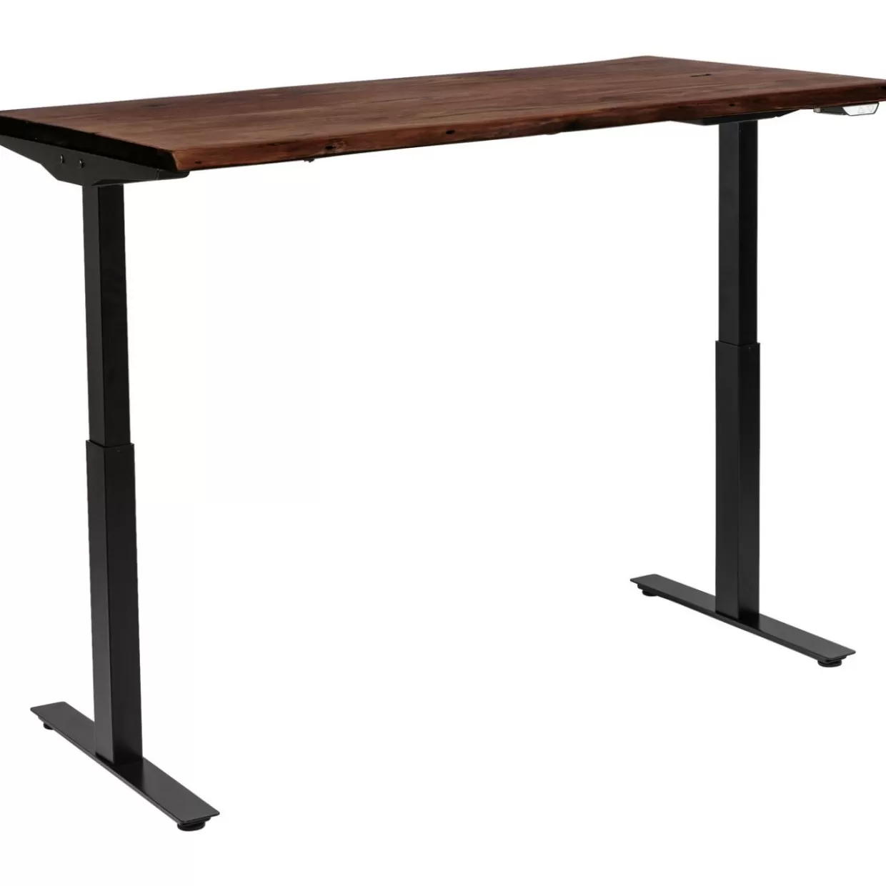 KARE Design - Scrivania Ergonomica Office Harmony in Tonalità Scura, 160x80 cm - Design Contemporaneo per Spazi Lavorativi Funzionali