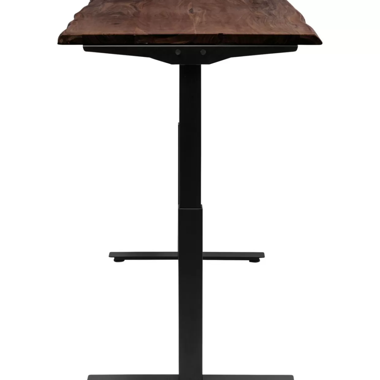 KARE Design - Scrivania Ergonomica Office Harmony in Tonalità Scura, 160x80 cm - Design Contemporaneo per Spazi Lavorativi Funzionali