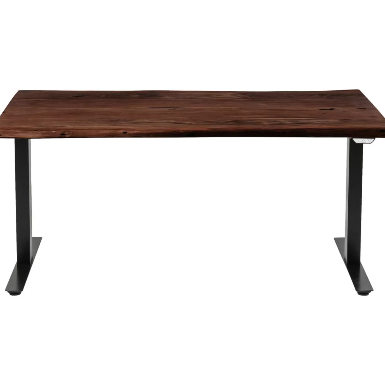 KARE Design - Scrivania Ergonomica Office Harmony in Tonalità Scura, 160x80 cm - Design Contemporaneo per Spazi Lavorativi Funzionali