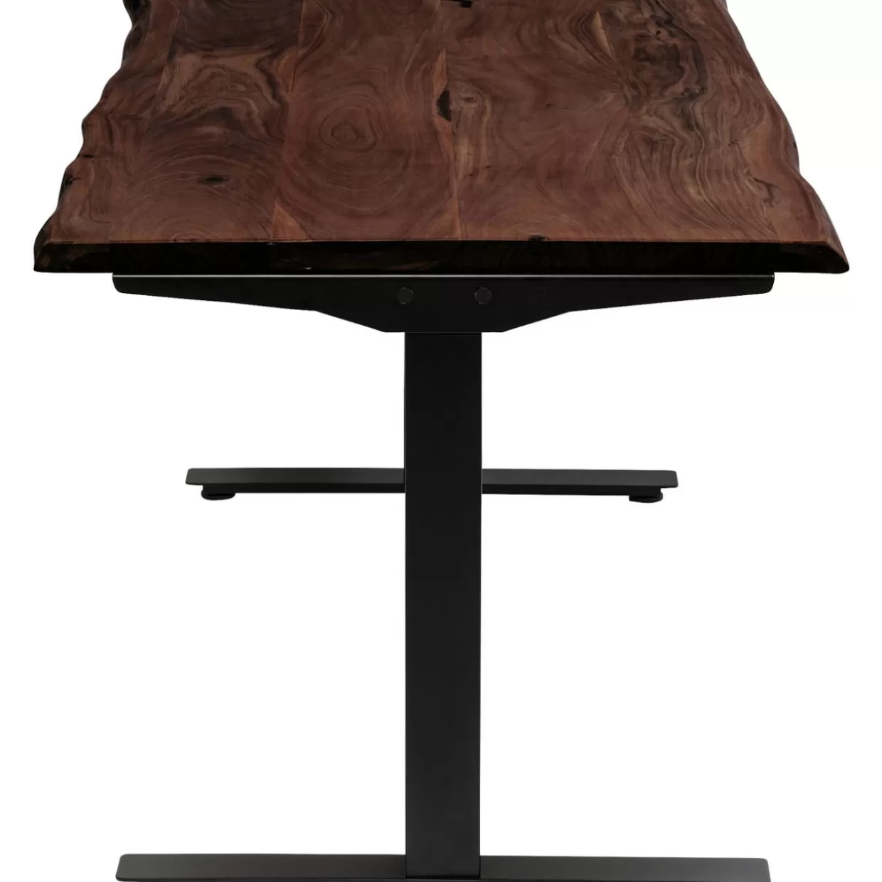 KARE Design - Scrivania Ergonomica Office Harmony in Tonalità Scura, 160x80 cm - Design Contemporaneo per Spazi Lavorativi Funzionali