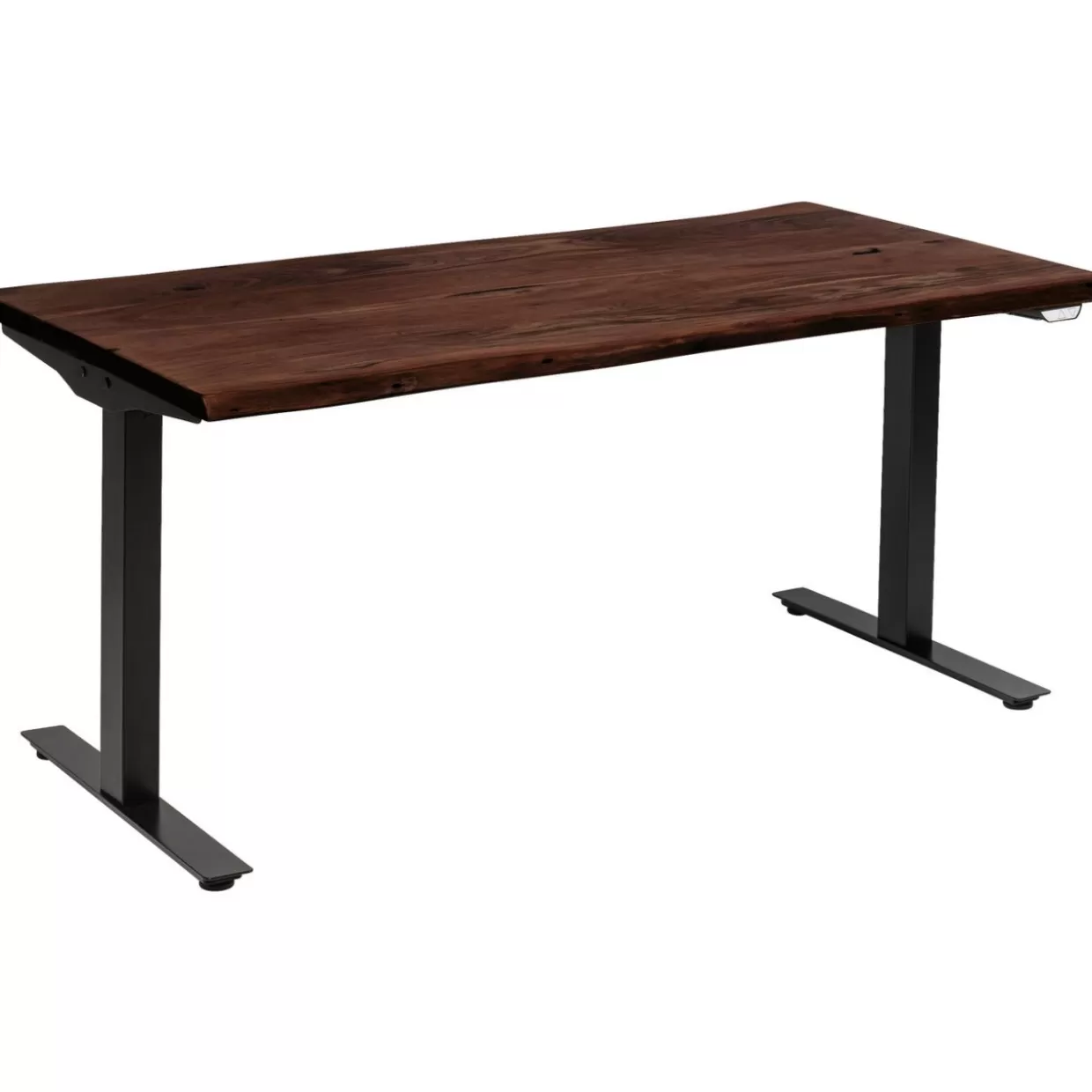KARE Design - Scrivania Ergonomica Office Harmony in Tonalità Scura, 160x80 cm - Design Contemporaneo per Spazi Lavorativi Funzionali
