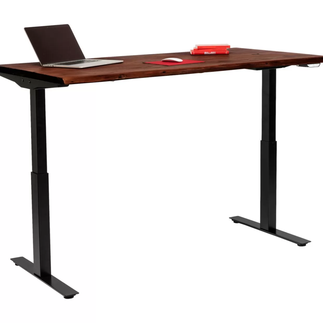 Scrivania Elegante Office Harmony di KARE Design - Design Moderno per Ufficio con Finitura Scura, Dimensioni 200x100 cm