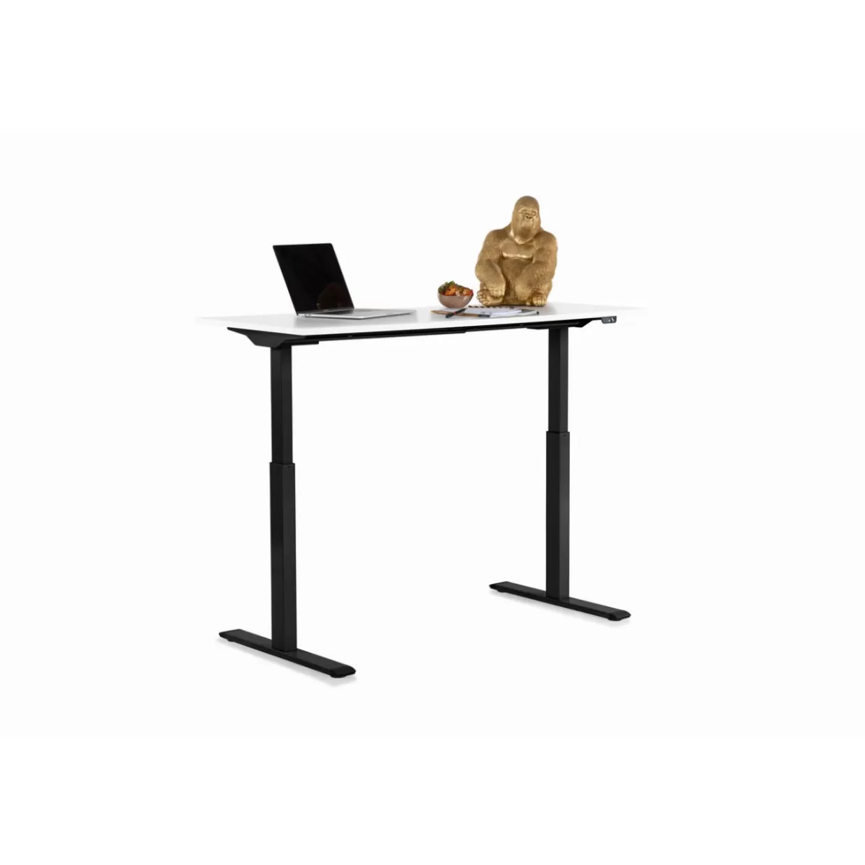 KARE Design - Scrivania Moderna per Ufficio Elegante, Design Funzionale in Nero e Bianco, Dimensioni 120x70 cm