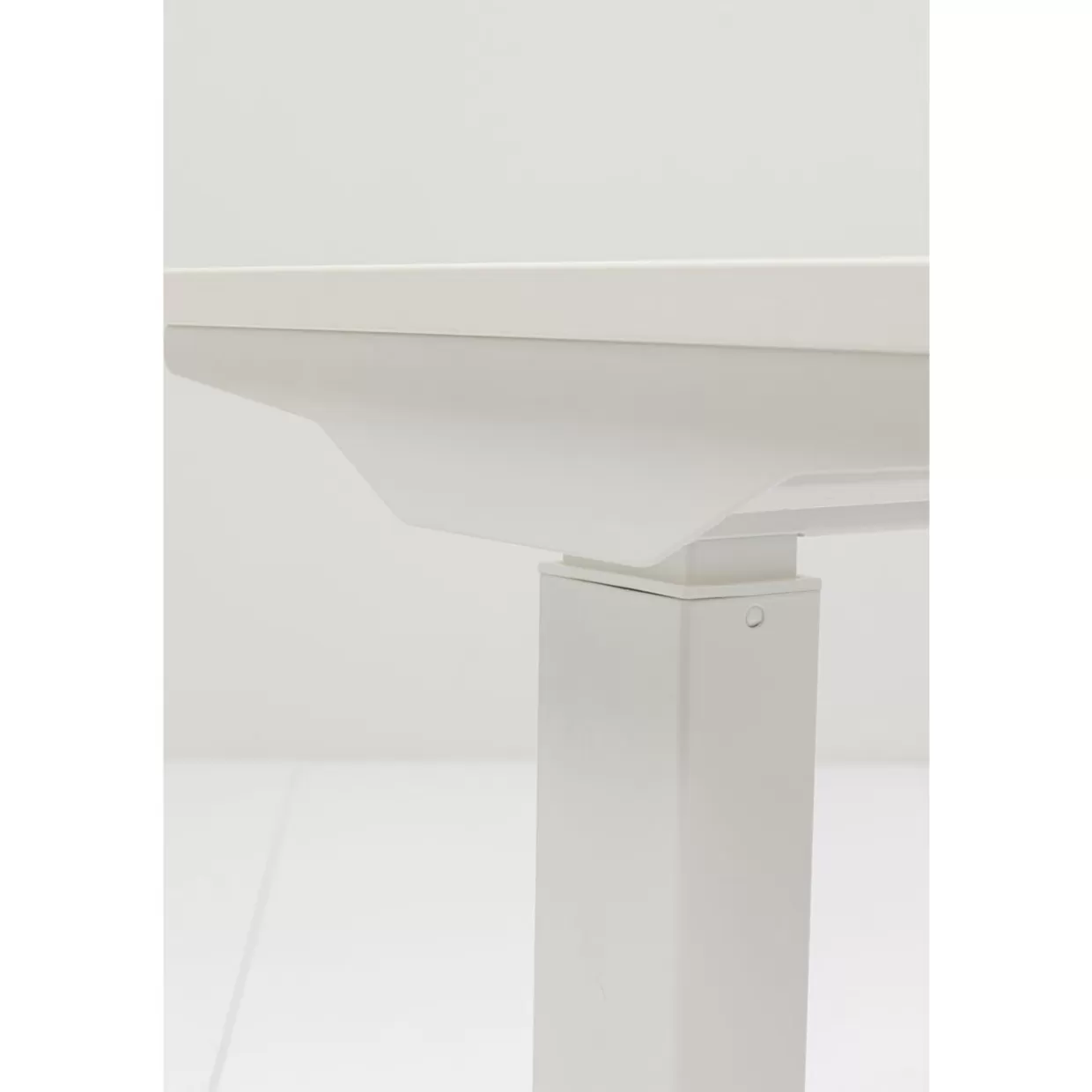 Scrivania Moderna KARE Design OfficeSmart - Tavolo Ufficio Elegante in Bianco, Dimensioni 120x70 cm