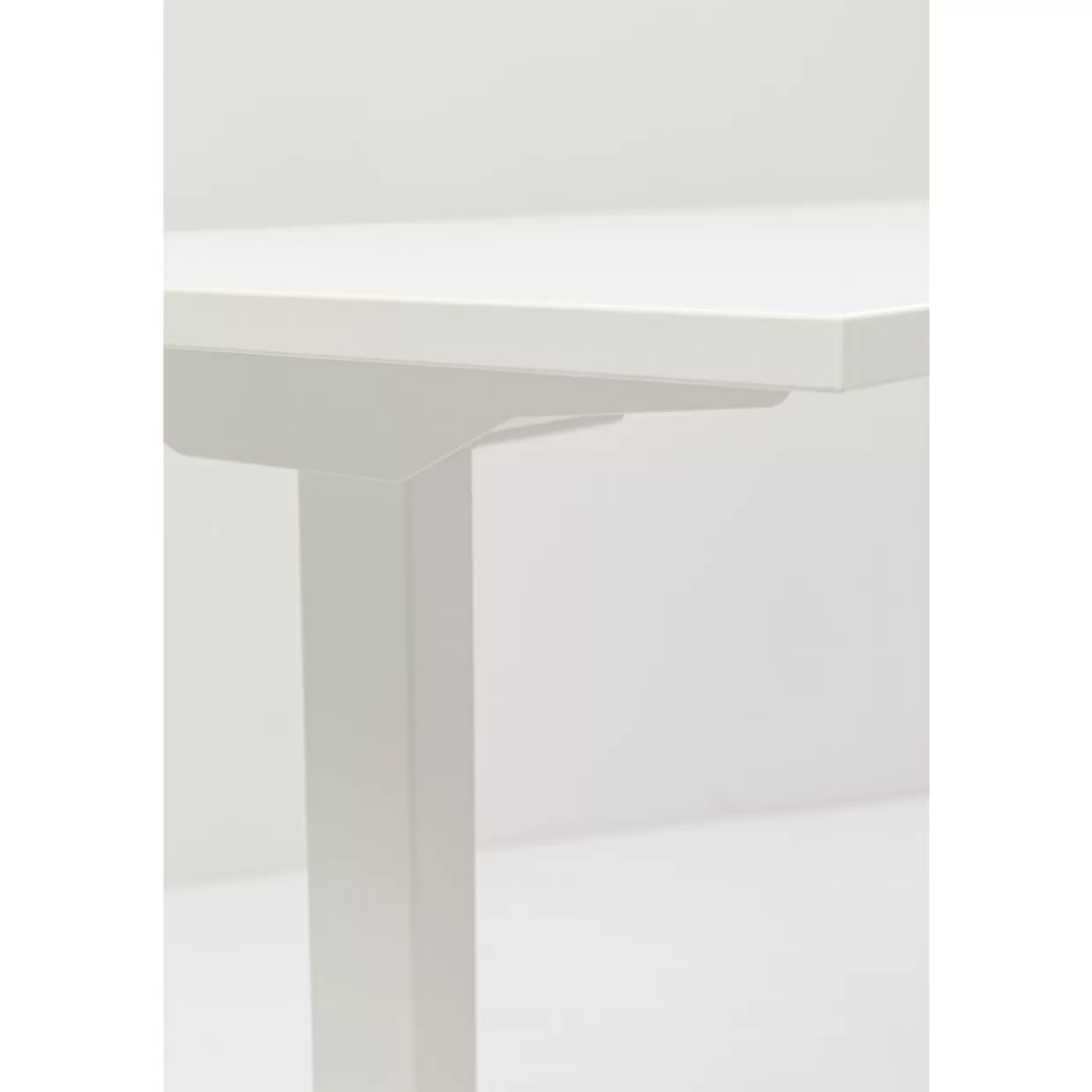 Scrivania Moderna KARE Design OfficeSmart - Tavolo Ufficio Elegante in Bianco, Dimensioni 120x70 cm