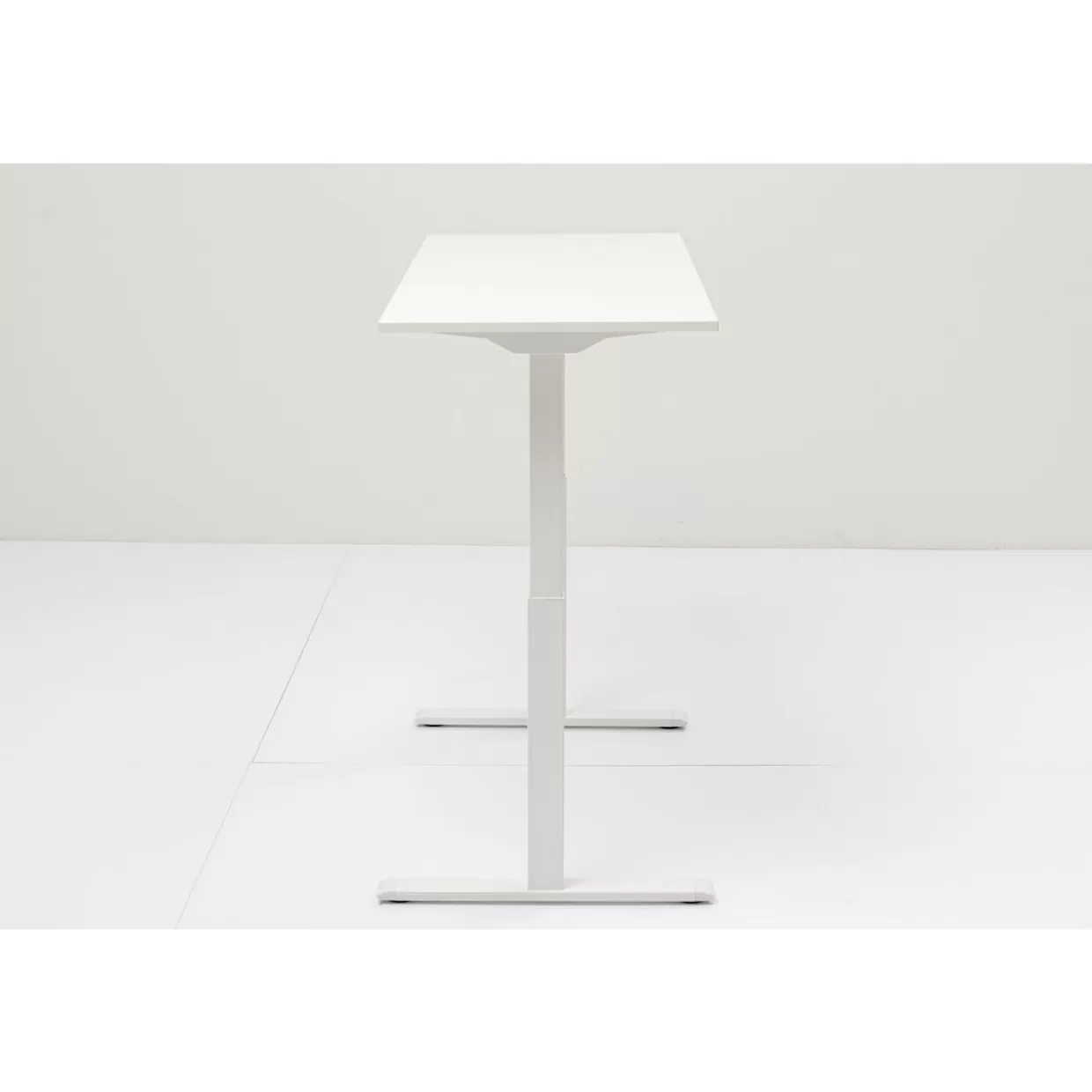Scrivania Moderna KARE Design OfficeSmart - Tavolo Ufficio Elegante in Bianco, Dimensioni 120x70 cm