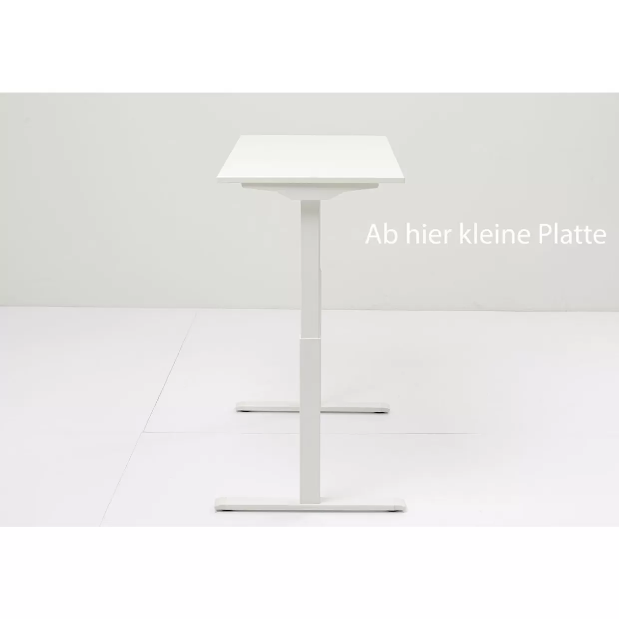Scrivania Moderna KARE Design OfficeSmart - Tavolo Ufficio Elegante in Bianco, Dimensioni 120x70 cm