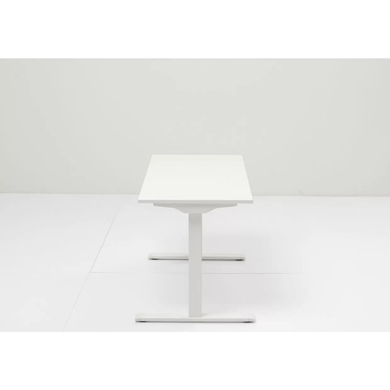 Scrivania Moderna KARE Design OfficeSmart - Tavolo Ufficio Elegante in Bianco, Dimensioni 120x70 cm