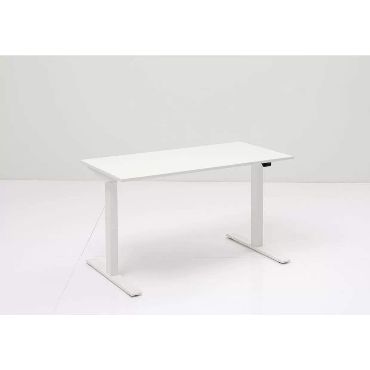 Scrivania Moderna KARE Design OfficeSmart - Tavolo Ufficio Elegante in Bianco, Dimensioni 120x70 cm