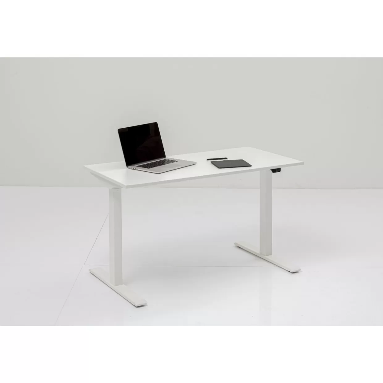 Scrivania Moderna KARE Design OfficeSmart - Tavolo Ufficio Elegante in Bianco, Dimensioni 120x70 cm