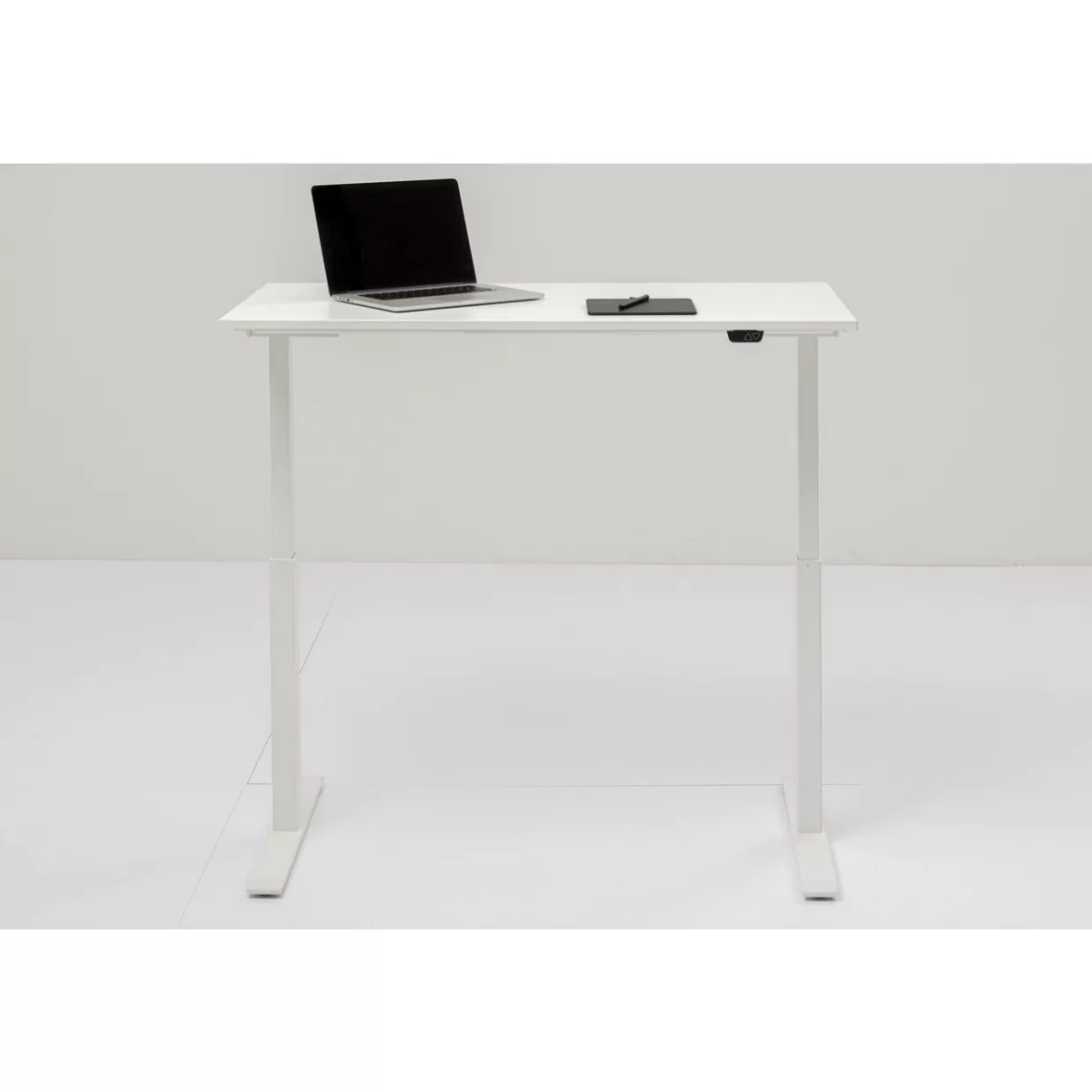 Scrivania Moderna KARE Design OfficeSmart - Tavolo Ufficio Elegante in Bianco, Dimensioni 120x70 cm