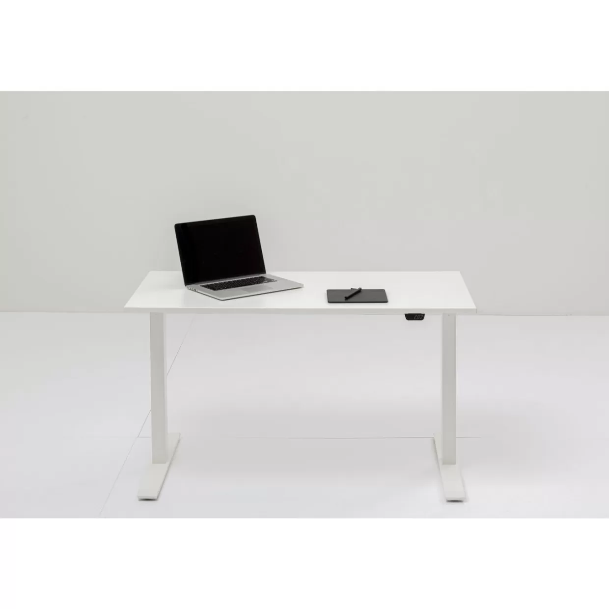 Scrivania Moderna KARE Design OfficeSmart - Tavolo Ufficio Elegante in Bianco, Dimensioni 120x70 cm