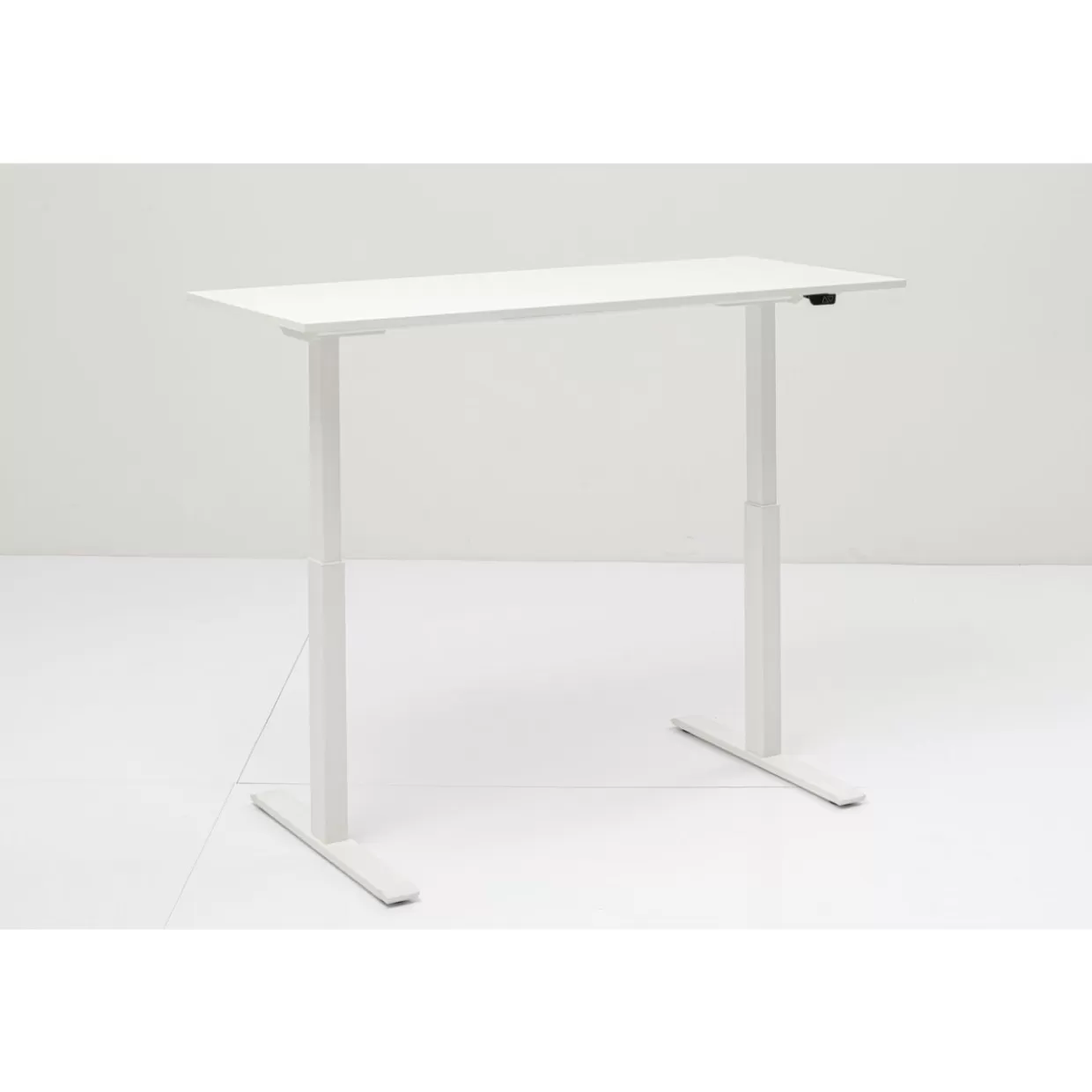 Scrivania Moderna KARE Design OfficeSmart - Tavolo Ufficio Elegante in Bianco, Dimensioni 120x70 cm