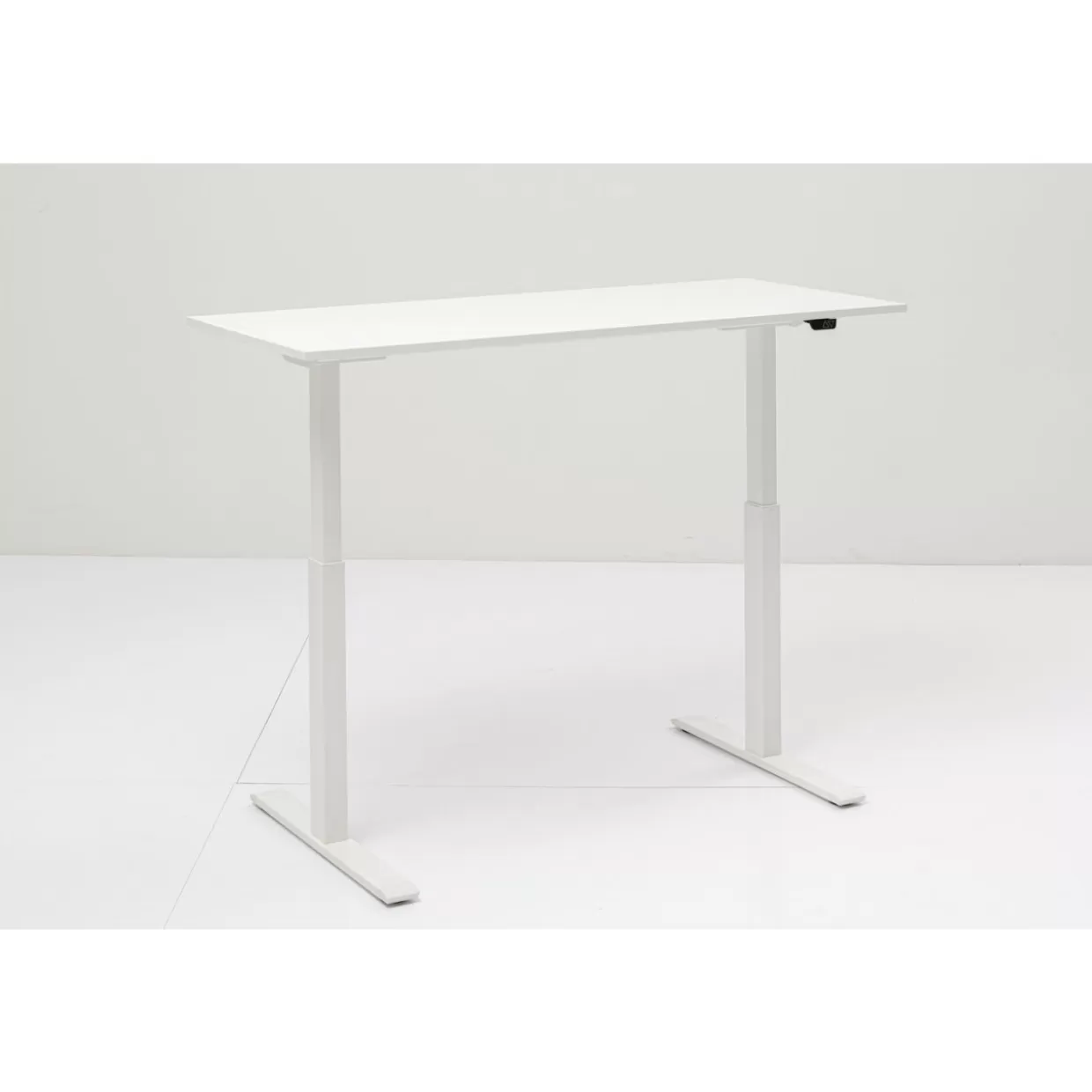 Scrivania Moderna KARE Design OfficeSmart - Tavolo Ufficio Elegante in Bianco, Dimensioni 120x70 cm
