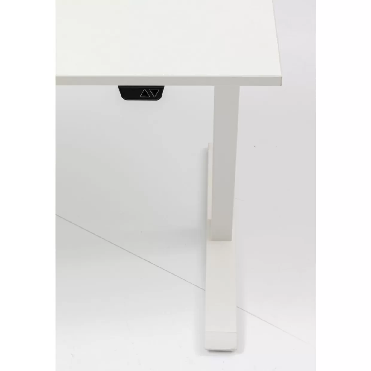 Scrivania Moderna KARE Design OfficeSmart - Tavolo Ufficio Elegante in Bianco, Dimensioni 120x70 cm