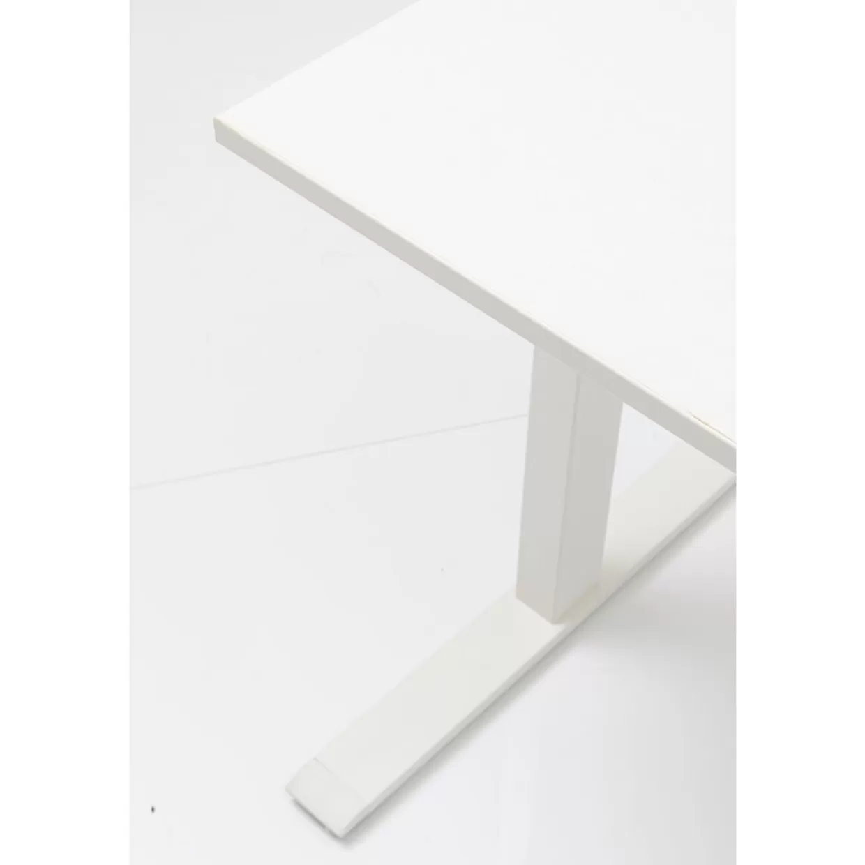 Scrivania Moderna KARE Design OfficeSmart - Tavolo Ufficio Elegante in Bianco, Dimensioni 120x70 cm