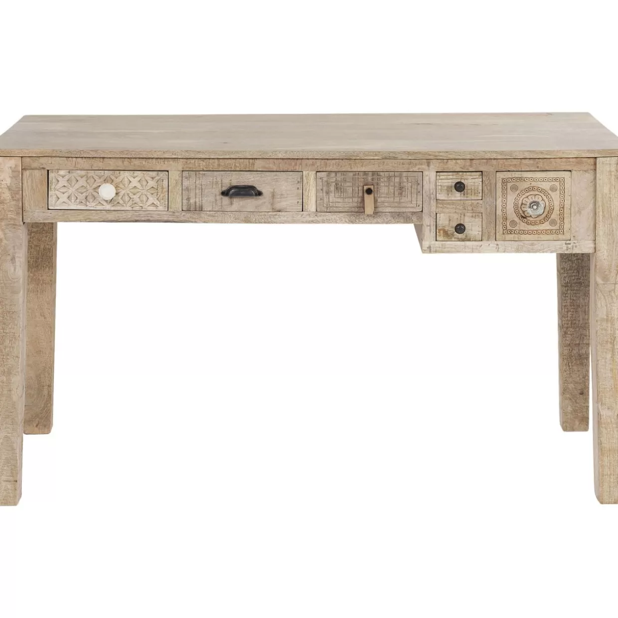 Scrivania moderna Puro Design KARE - 135x60 cm con 6 supporti regolabili, perfetta per uffici e spazi compatti