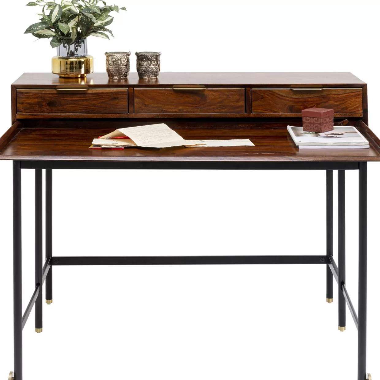 Scrivania Moderna Ravello di KARE Design - 120x82 cm per Ufficio o Casa, Design Esclusivo con Piano Spazioso