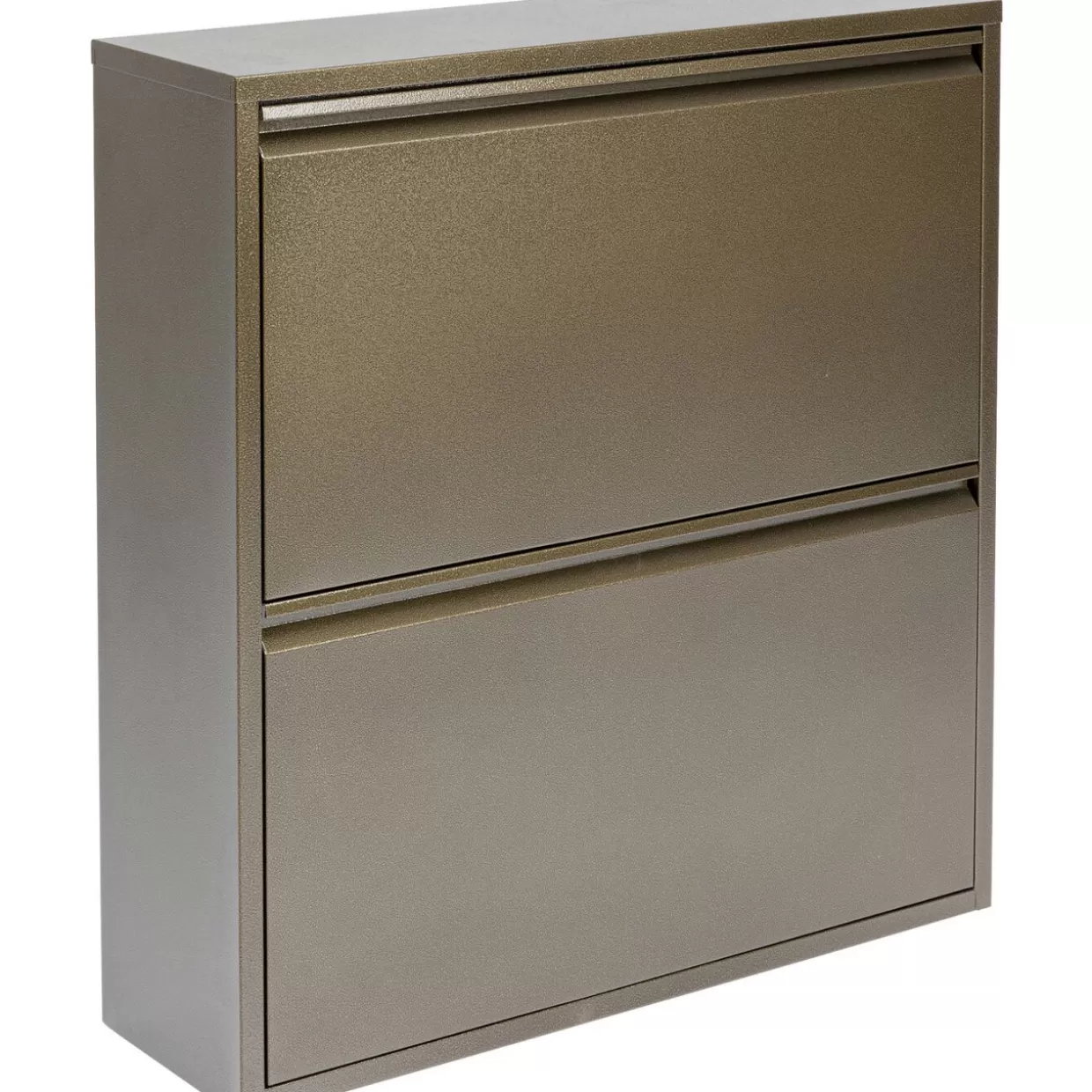 Scarpiere Doppio Caruso in Bronzo Antico - Design Funzionale KARE per Piccoli Spazi

、(