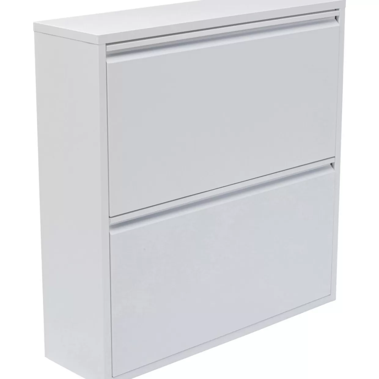 KARE Design - Scarpiera Caruso 2 Posti Bianco con Design Innovativo per Arredamento Funzionale