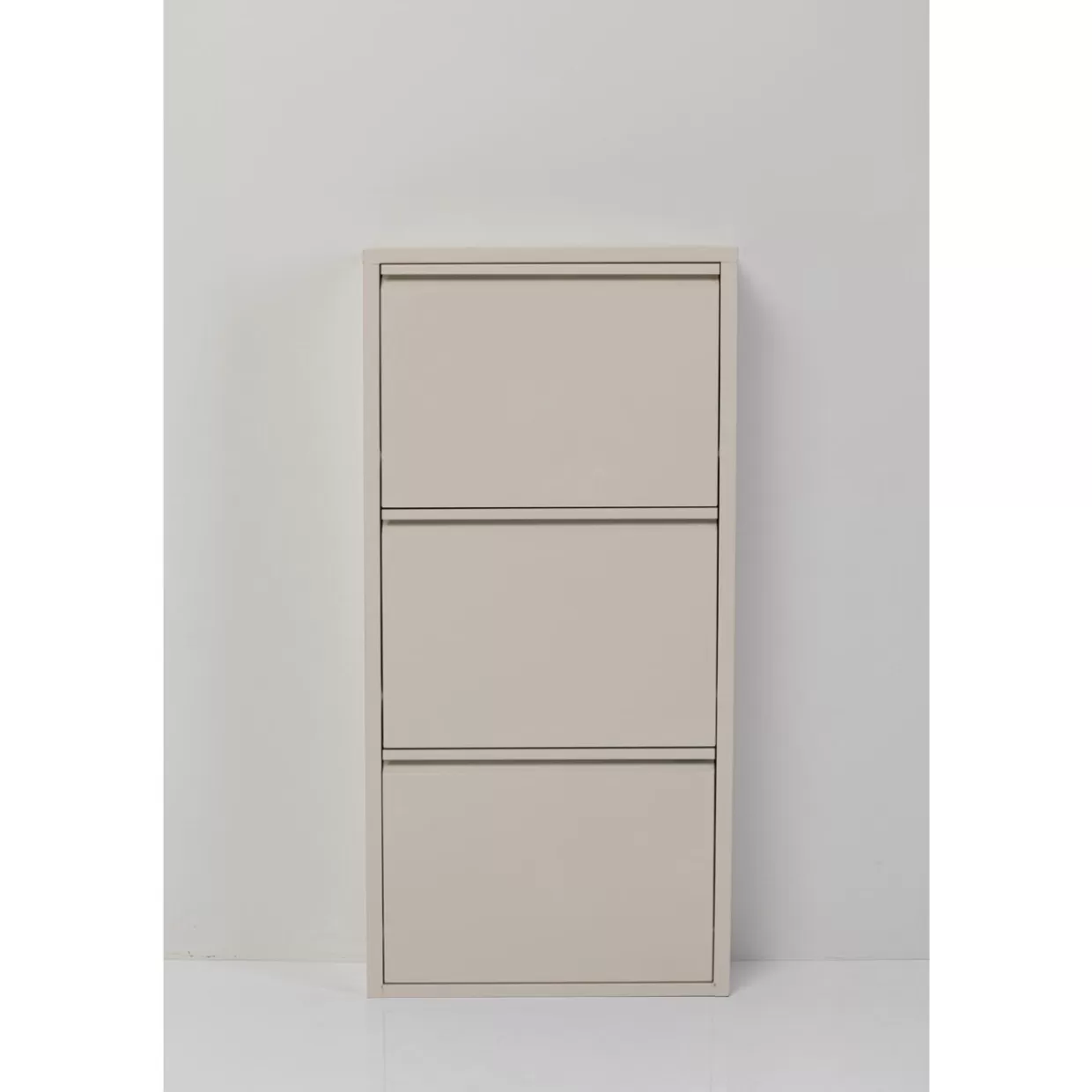 Scarpiera Elegante Caruso a 3 Livelli in Crema - Soluzione Compatta KARE Design per Organizzazione Scarpe