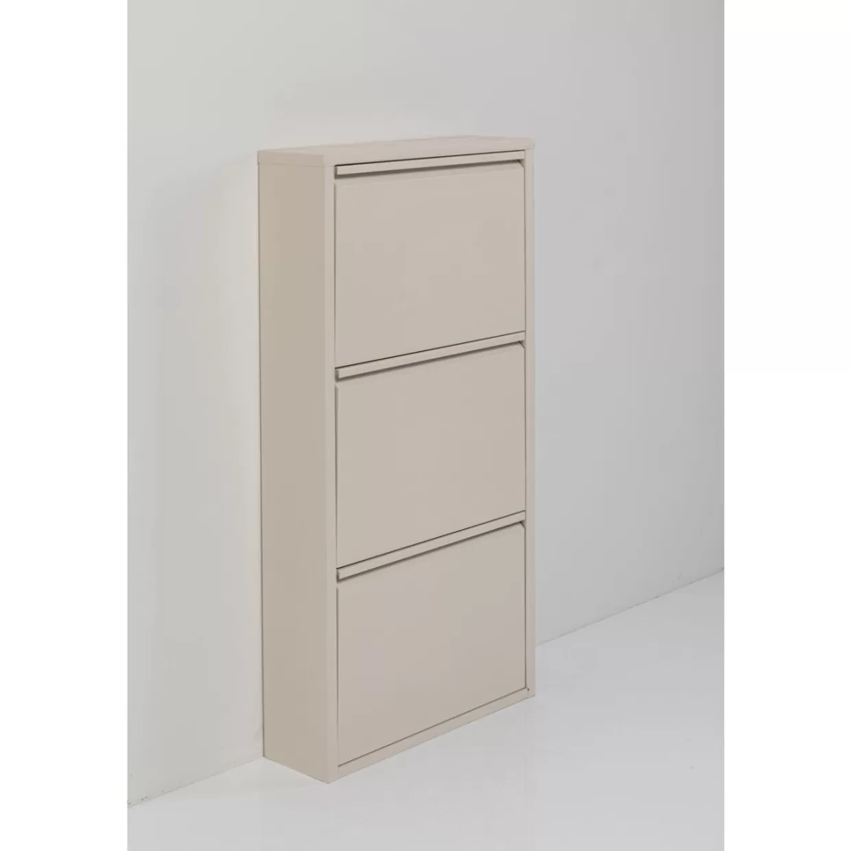 Scarpiera Elegante Caruso a 3 Livelli in Crema - Soluzione Compatta KARE Design per Organizzazione Scarpe