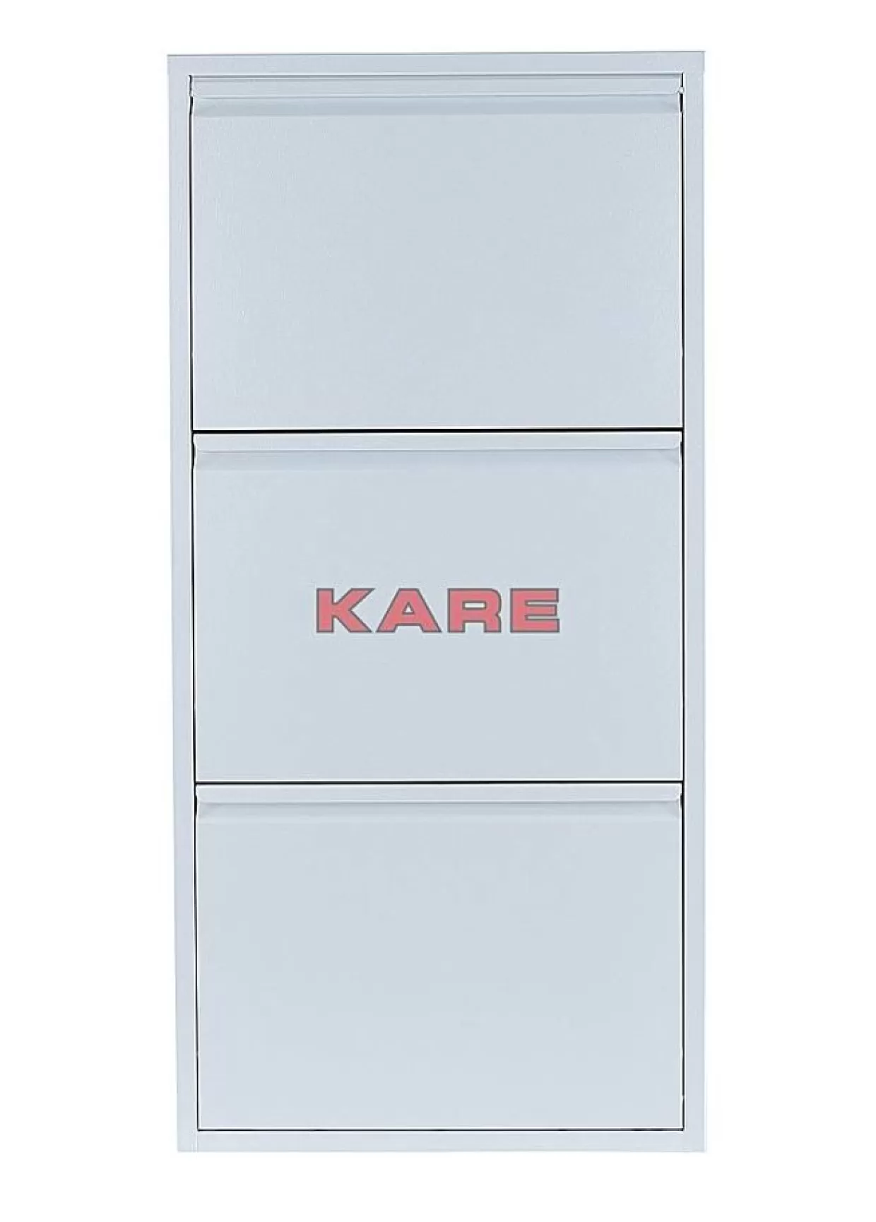 Scarpiera Caruso in Bianco - Set da 3 Ripiani Moderno per Ingresso, Design Funzionale KARE