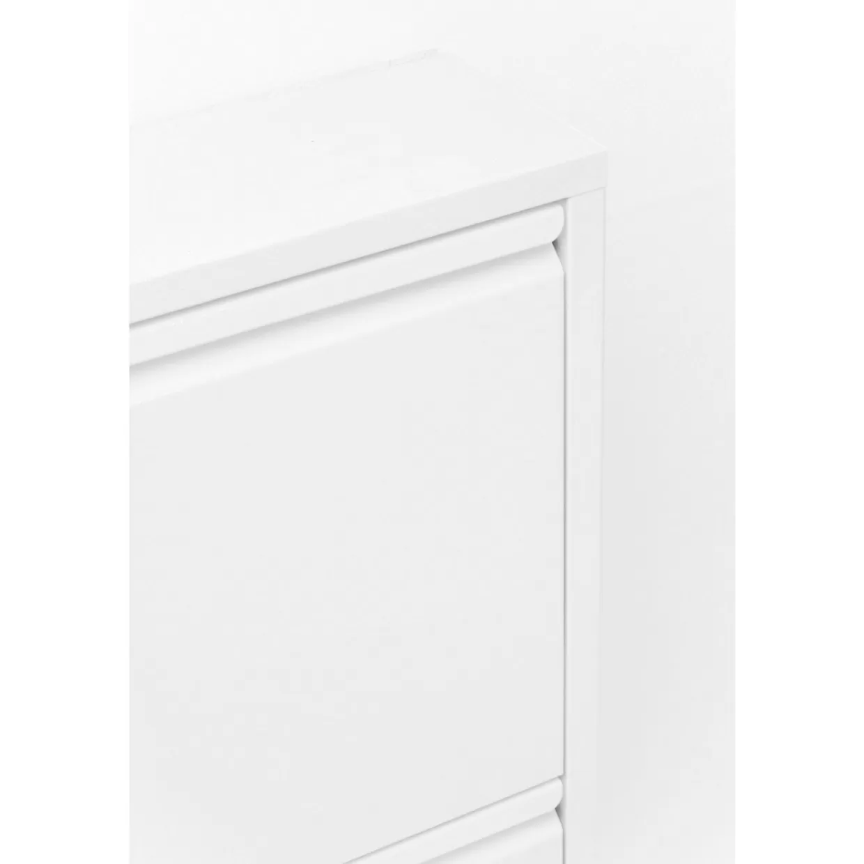 Scarpiera Caruso in Bianco - Set da 3 Ripiani Moderno per Ingresso, Design Funzionale KARE