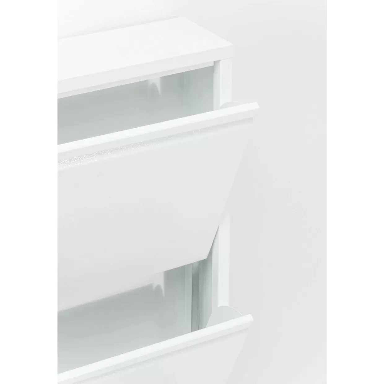 Scarpiera Caruso in Bianco - Set da 3 Ripiani Moderno per Ingresso, Design Funzionale KARE