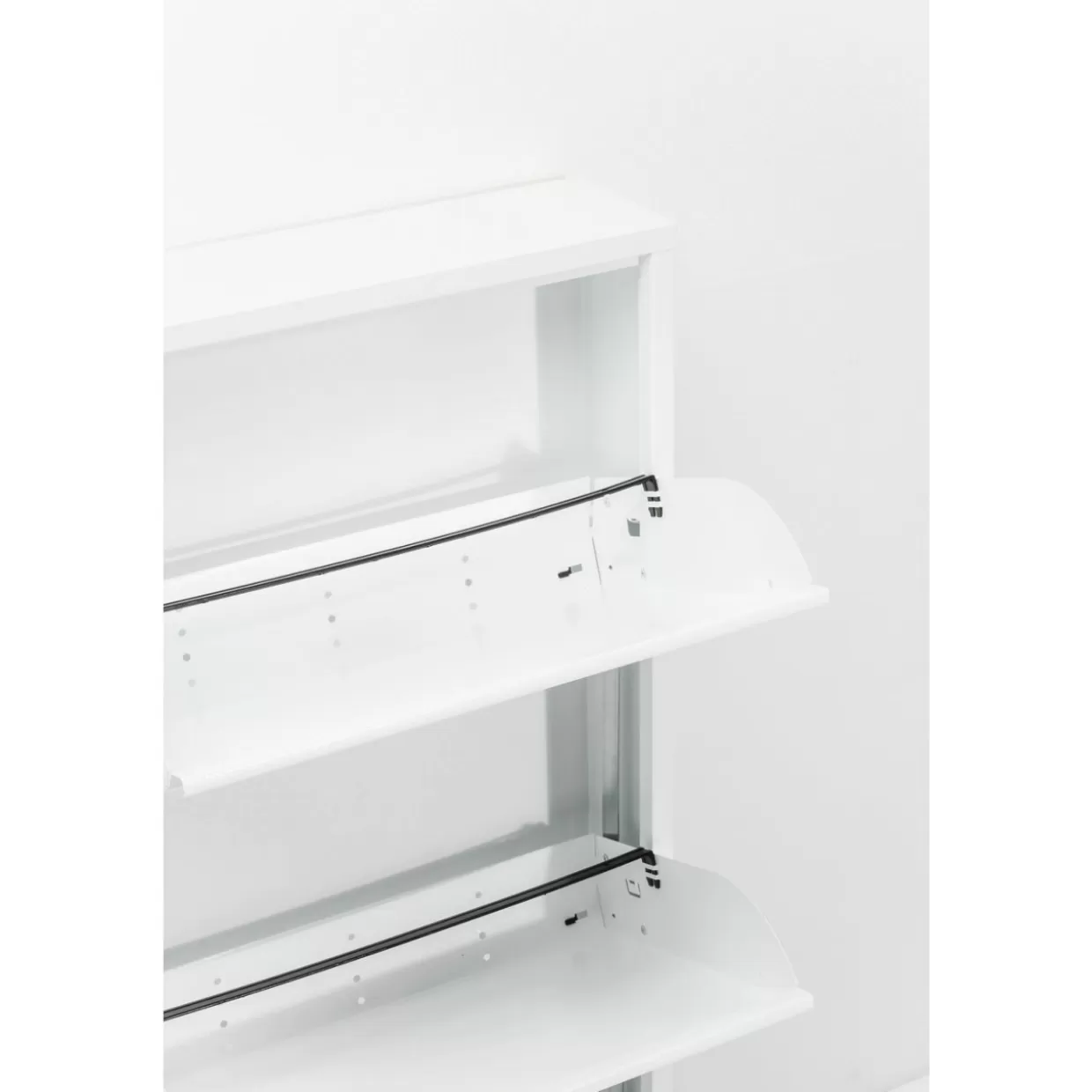 Scarpiera Caruso in Bianco - Set da 3 Ripiani Moderno per Ingresso, Design Funzionale KARE