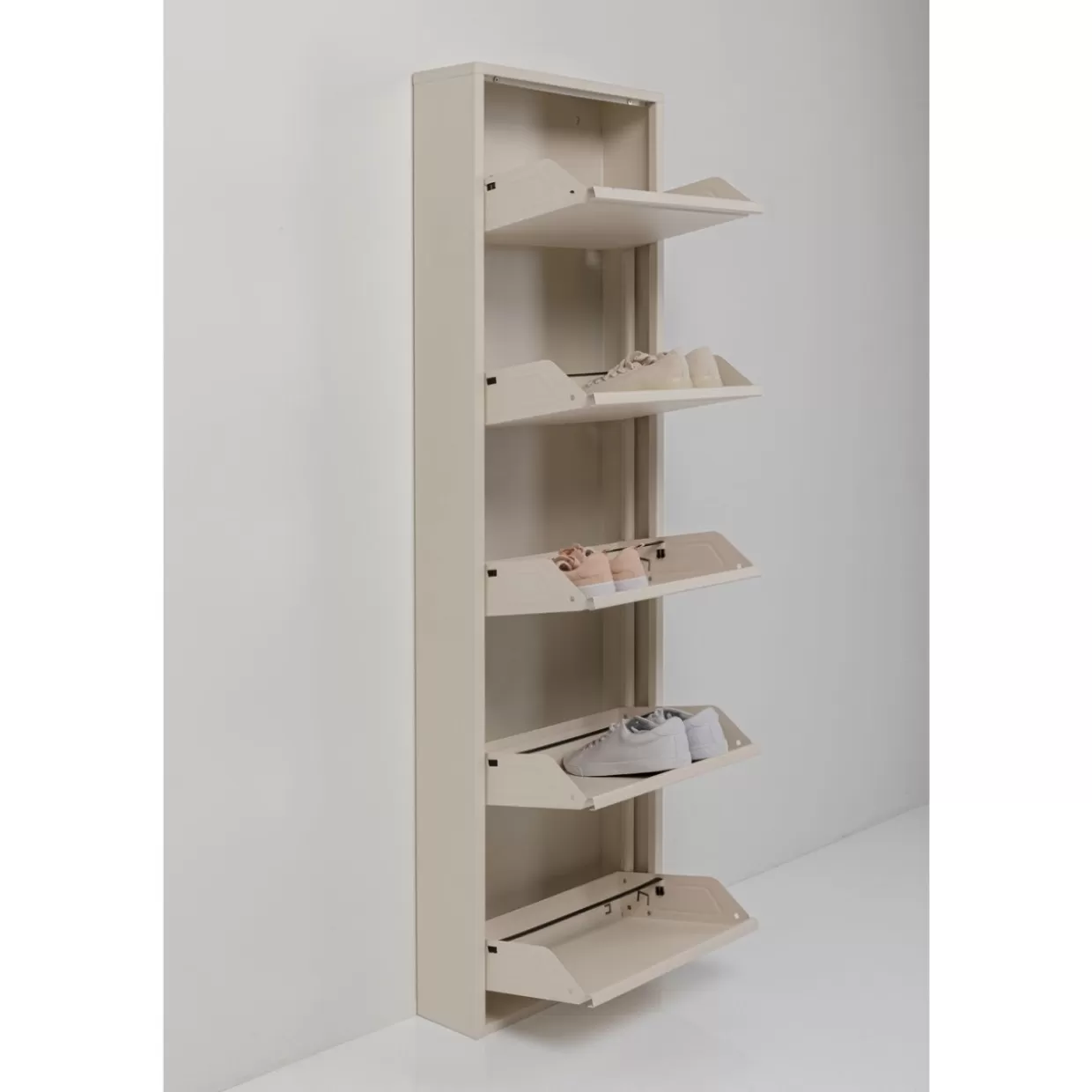 KARE Design Arredamento Creativo | Portascarpe Modulare Caruso Set 5 Pezzi in Colore Crema - Soluzioni Abitative Funzionali

(：