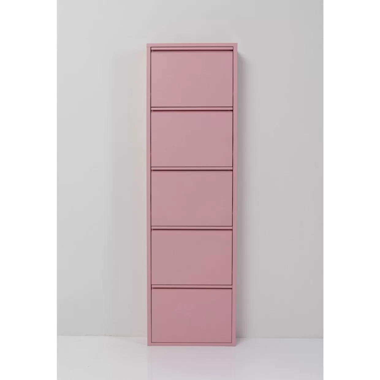 KARE Design - Arredi Compatti & Accessori | Organizzatore Scarpe Caruso 5 Ripiani in Tonalità Rosa - Soluzione Pratica con Design Accattivante