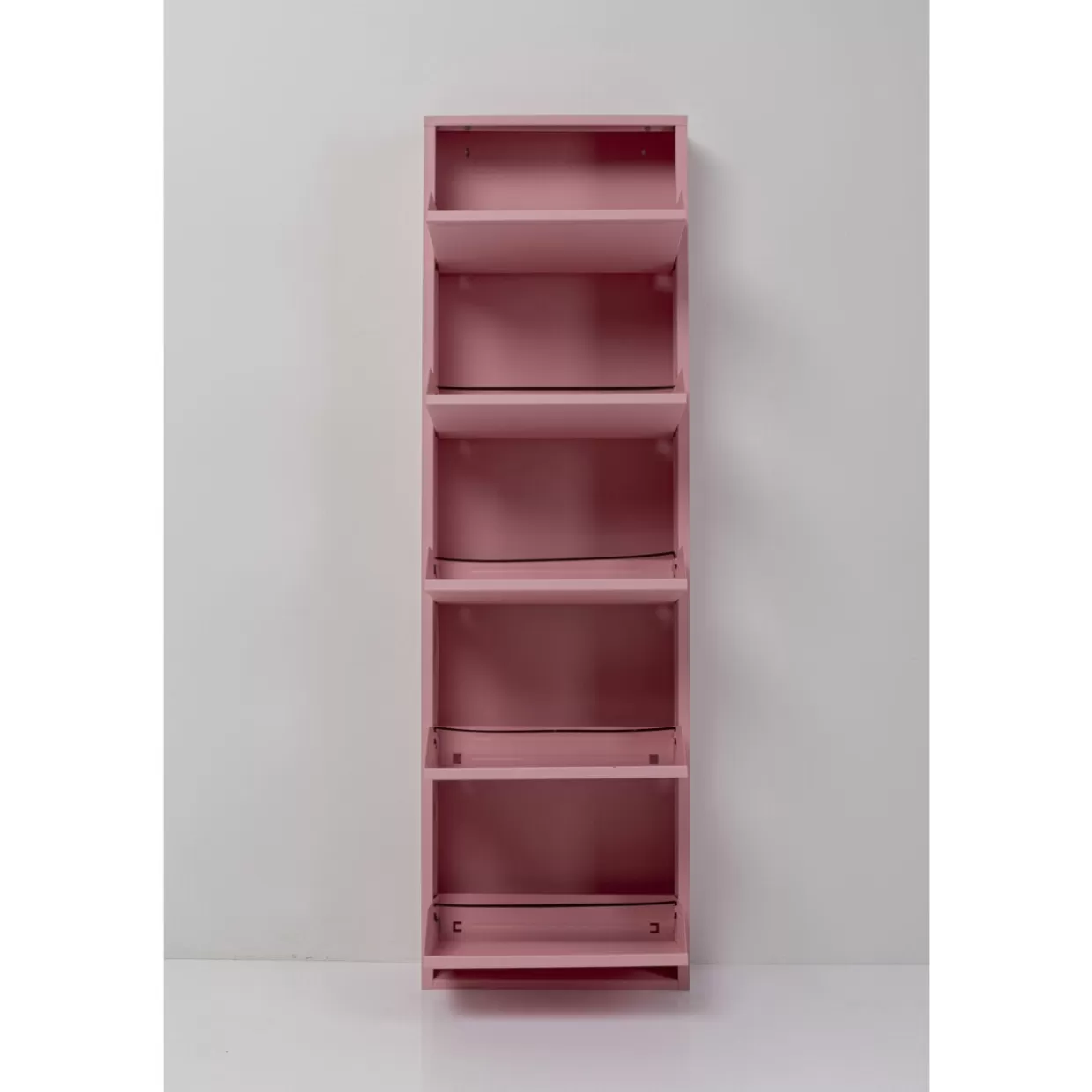 KARE Design - Arredi Compatti & Accessori | Organizzatore Scarpe Caruso 5 Ripiani in Tonalità Rosa - Soluzione Pratica con Design Accattivante