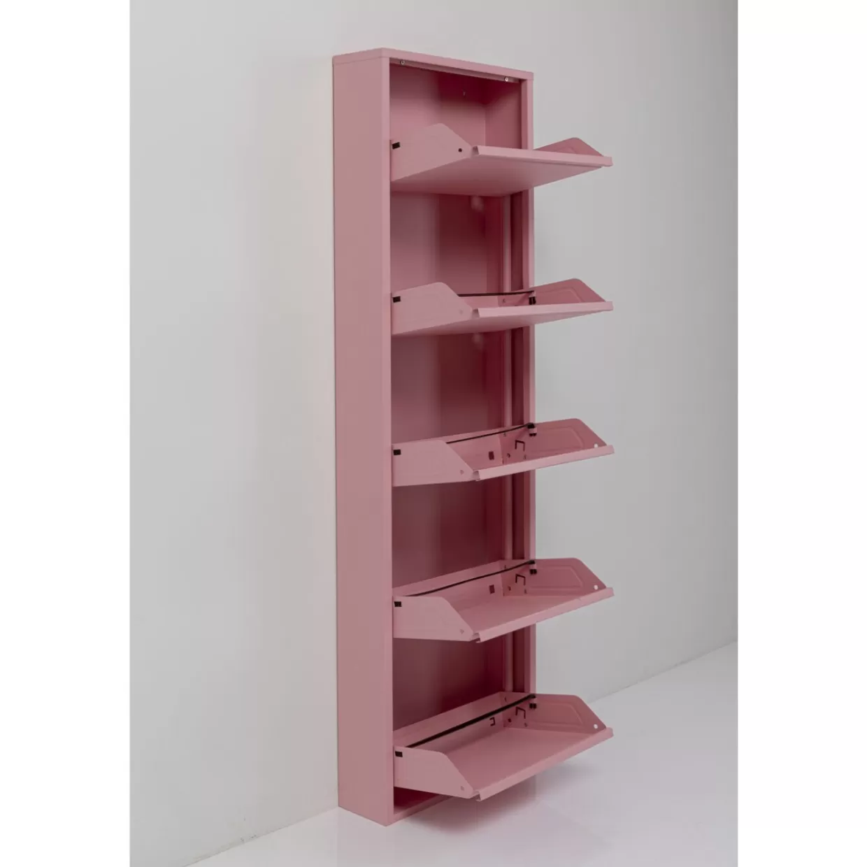 KARE Design - Arredi Compatti & Accessori | Organizzatore Scarpe Caruso 5 Ripiani in Tonalità Rosa - Soluzione Pratica con Design Accattivante