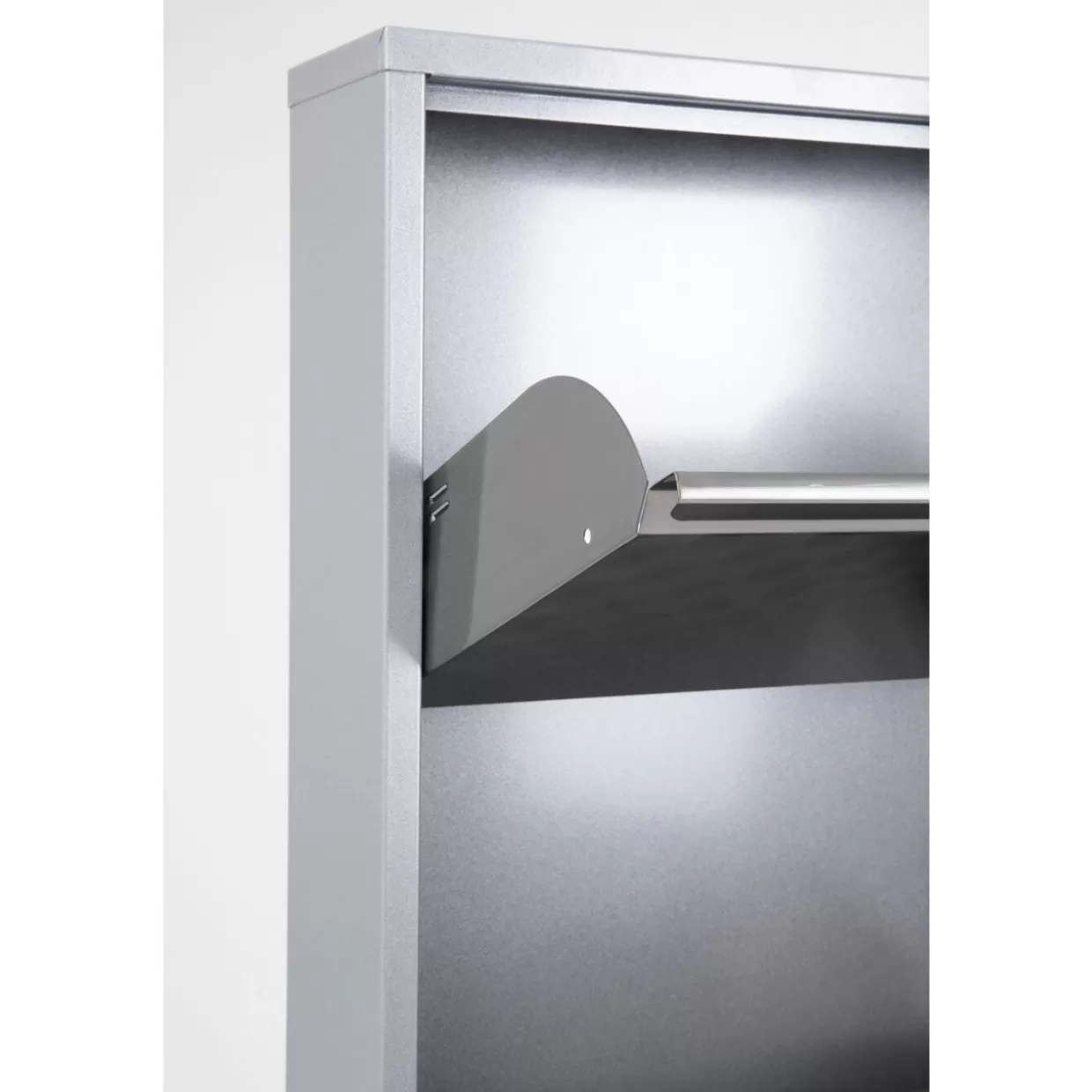 Portascarpe Caruso Moderno ed Elegante - 5 Ripiani in Design Intrecciato Argento Lucido, KARE Arredamento per Piccoli Spazi e Accessori Funzionali