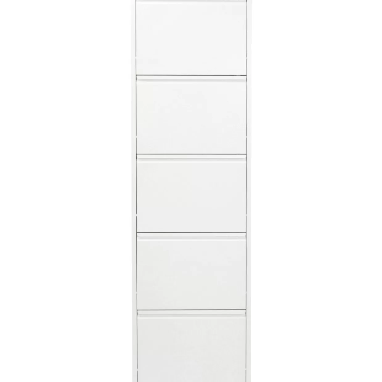 Caruso 5 Cassetti per Scarpe - Originale Complemento d'Arredo di KARE Design | Organizzatore Modulare in Stile Contemporaneo (Disponibile in Bianco Lucido)
